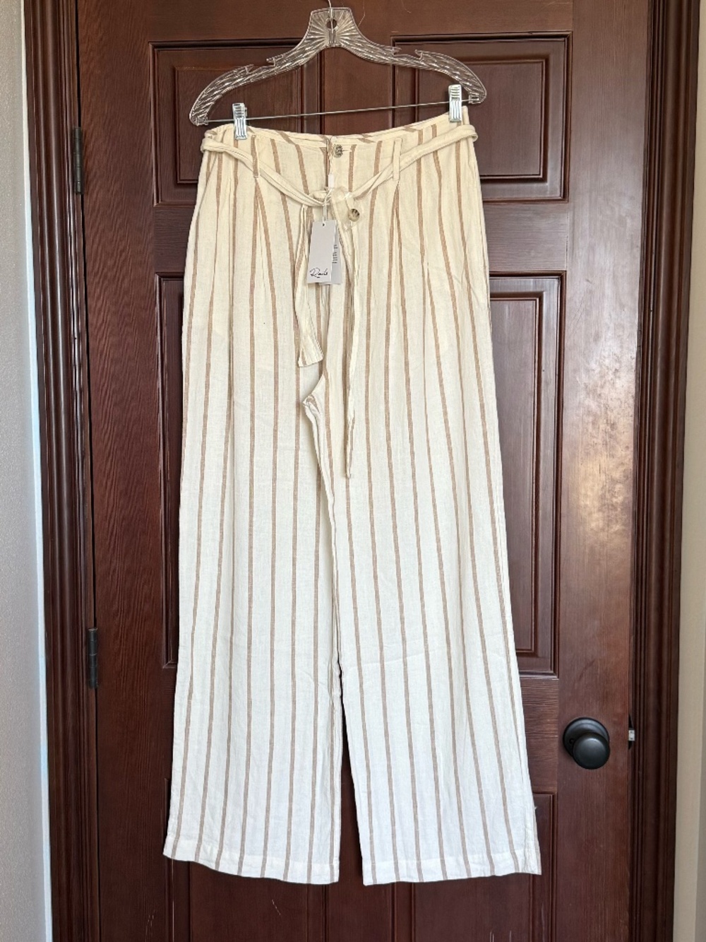 NEW w/Tags: Rails, Wide Leg, Linen Blend Pants, Women's L